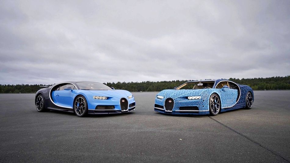 LEGO 樂高版「1:1」 Bugatti Chiron!全車用百萬個零件無任何膠粘、行進時速為20KM/H