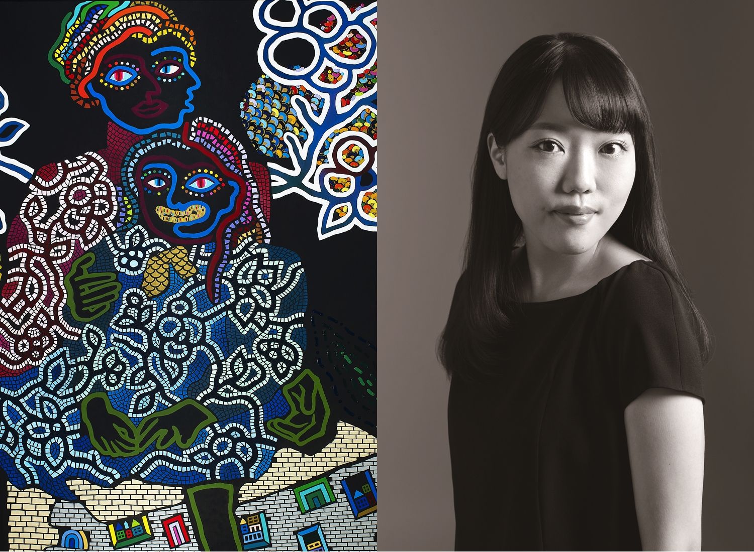 除了小松美羽你一定要認識的日本新銳藝術家,神木佐知子台灣首個展《四方調色盤》台北白石畫廊登場