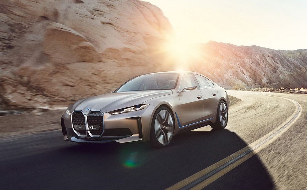 匹敵特斯拉!BMW Concept i4絕美玫瑰金電動車正式亮相