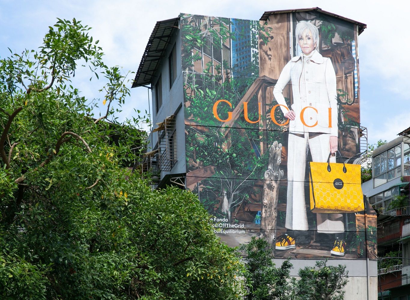 Tatler Sight:端午連假必去時尚打卡點:Gucci 台北永康街藝術牆超好拍只到今年7月底!珍·芳達全球形象廣告登場