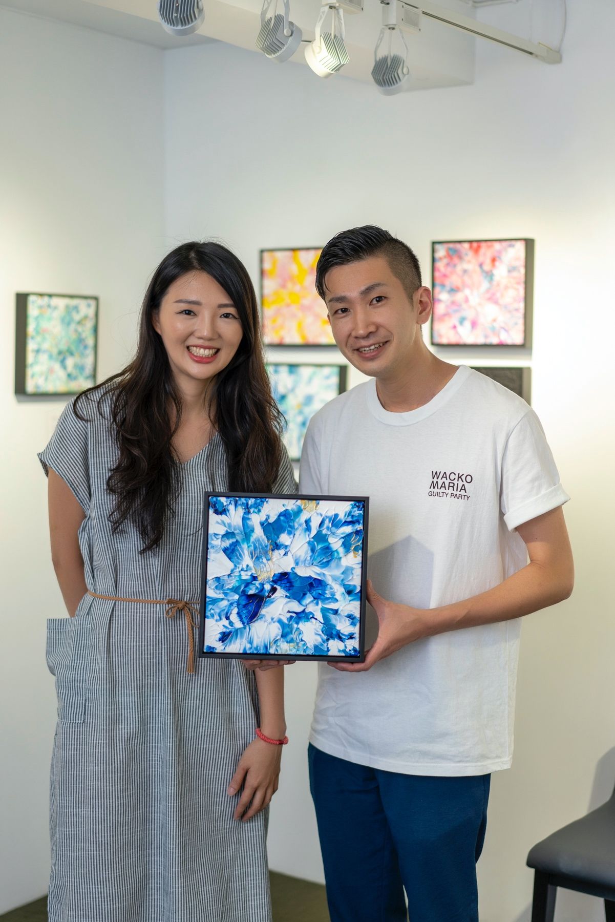 藝術家張子晴與米其林一星餐廳logy主廚田原諒悟