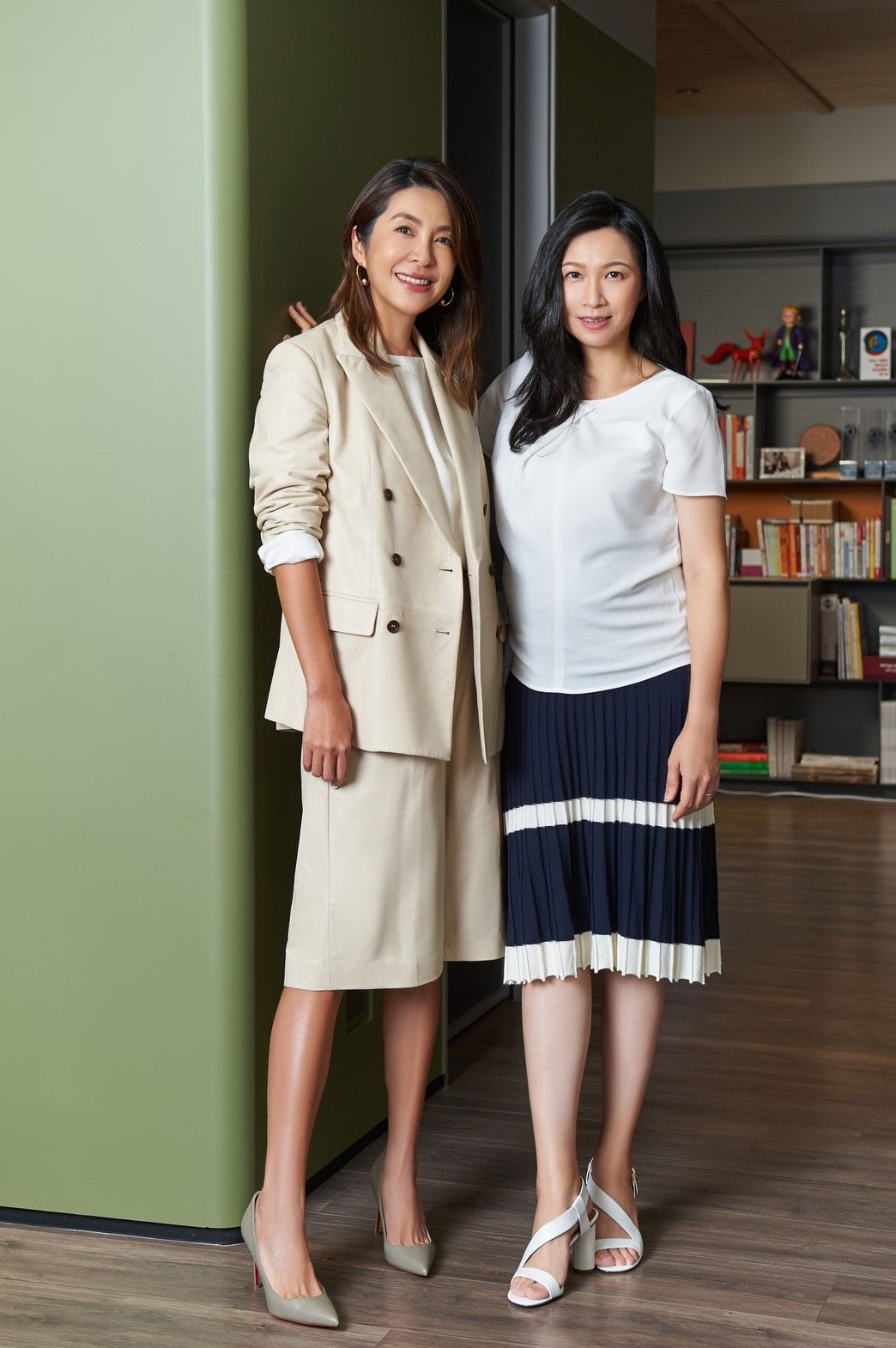 (左)唐林設計執行長 陳渼蓁;(右)樂沐主廚 陳嵐舒