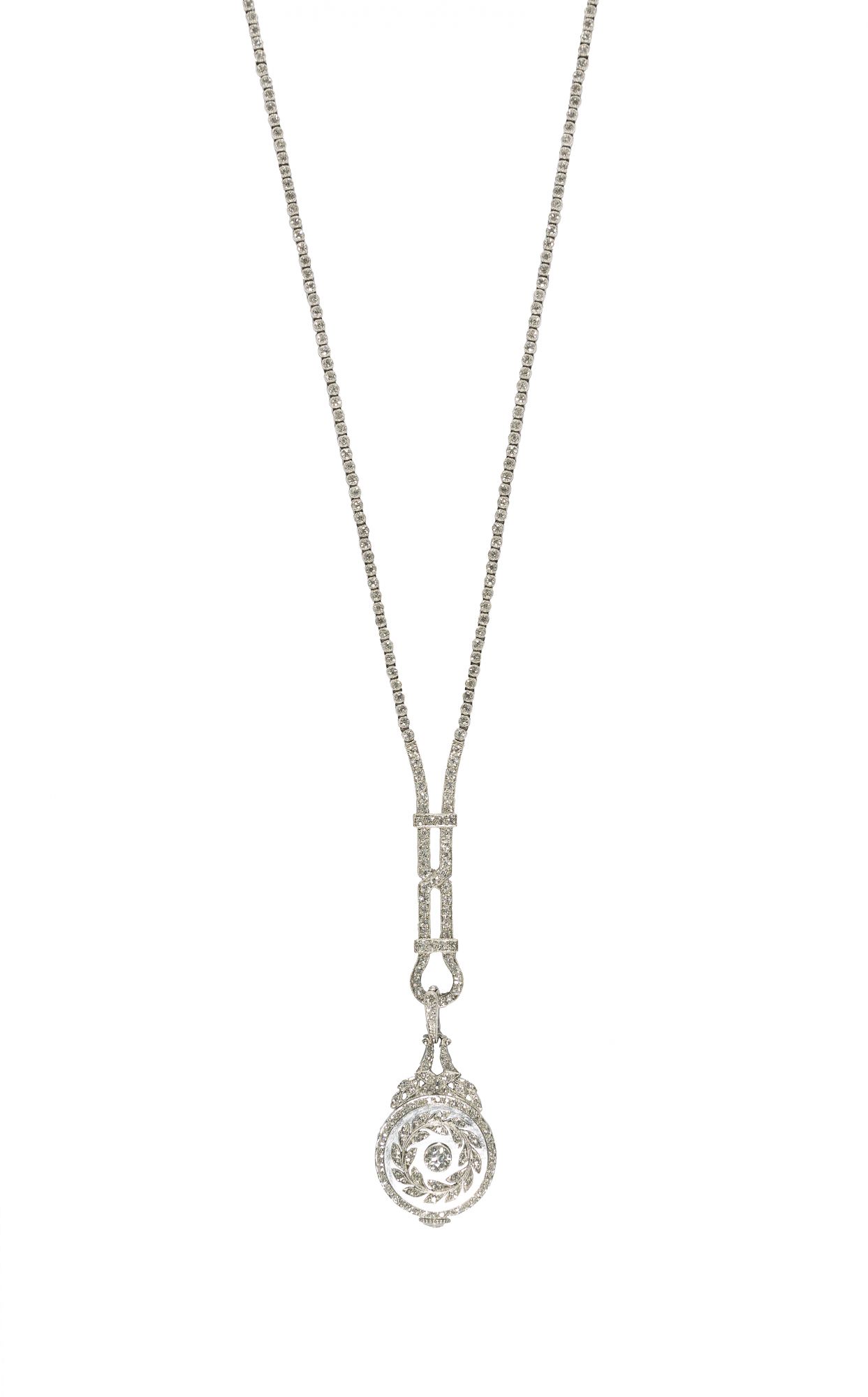 吊墜懷錶。(圖片提供/Tiffany & Co.)