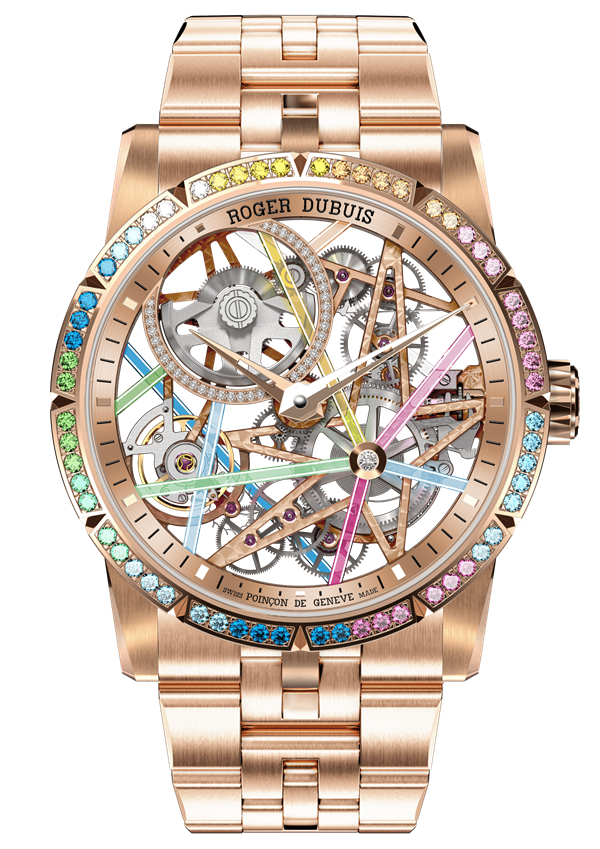 Excalibur Blacklight 鏤空自動上鍊腕錶 by Roger Dubuis。