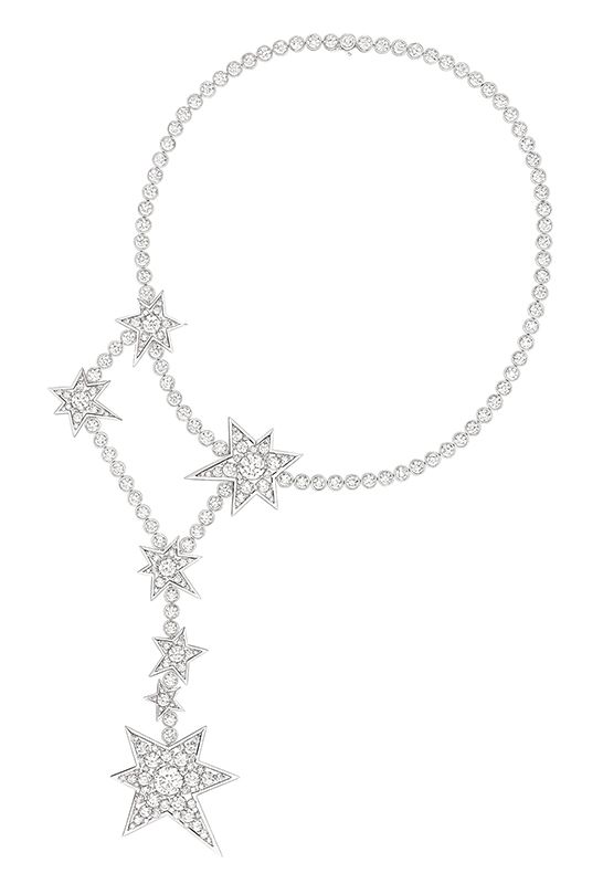 Constellation鑽石項鍊,大型款by Chanel。