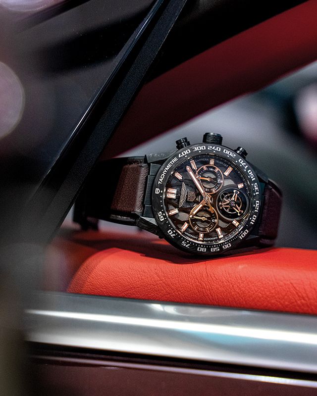 TAG Heuer Carrera x Aston Martin腕錶 by TAG Heuer。