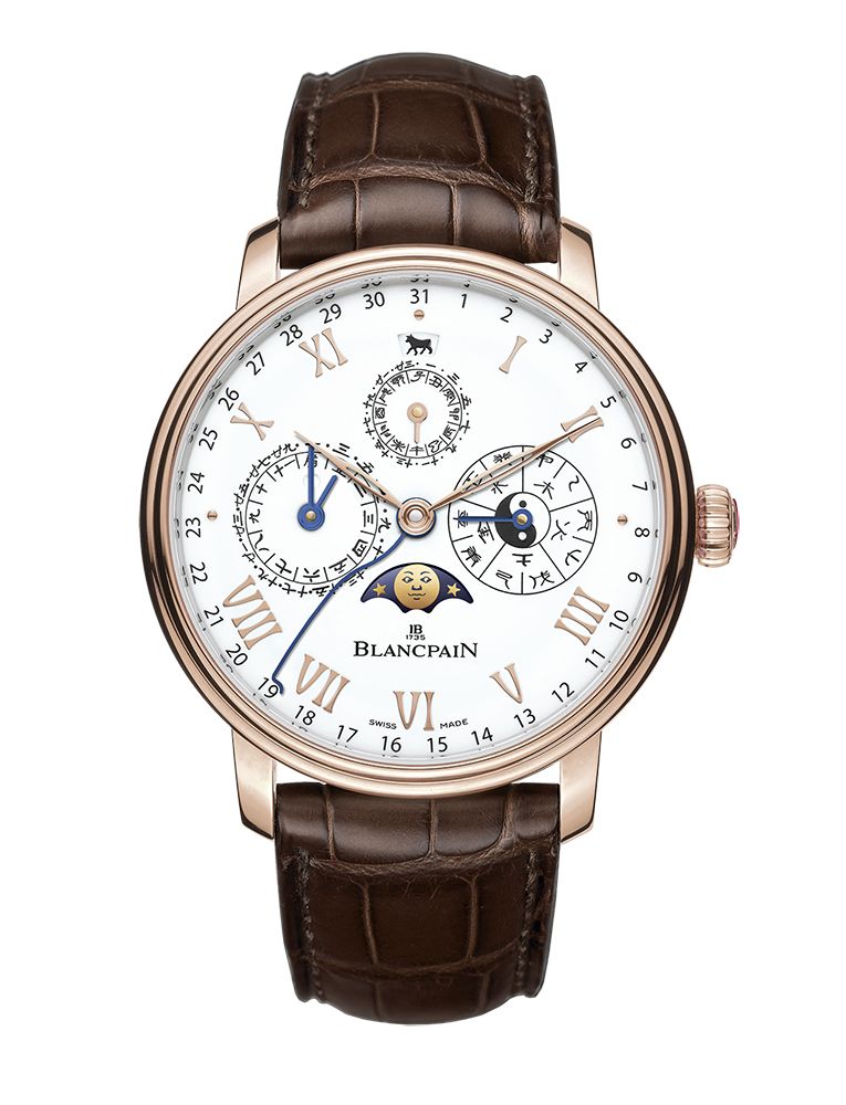 中華年曆「福牛」腕錶 by Blancpain。