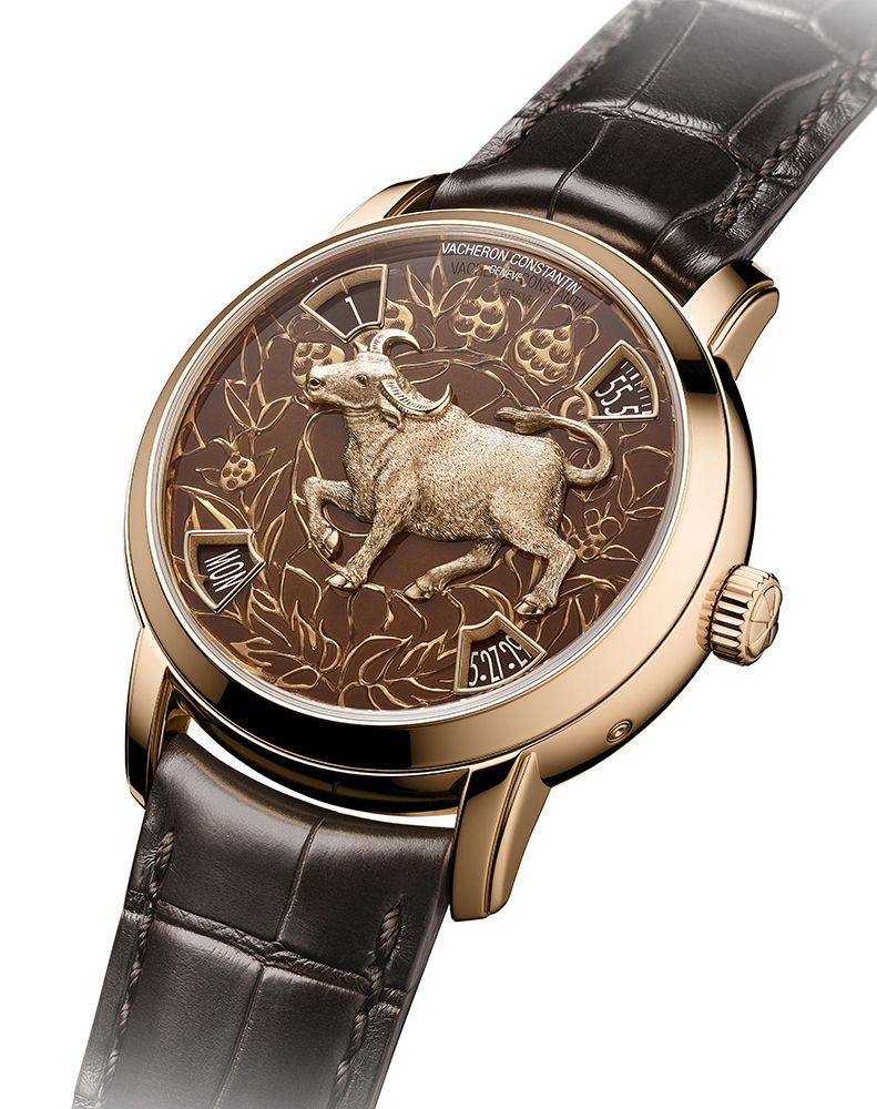Métiers d’Art藝術大師系列The Legend of the Chinese Zodiac中國十二生肖傳奇之牛年腕錶 by Vacheron Constantin。