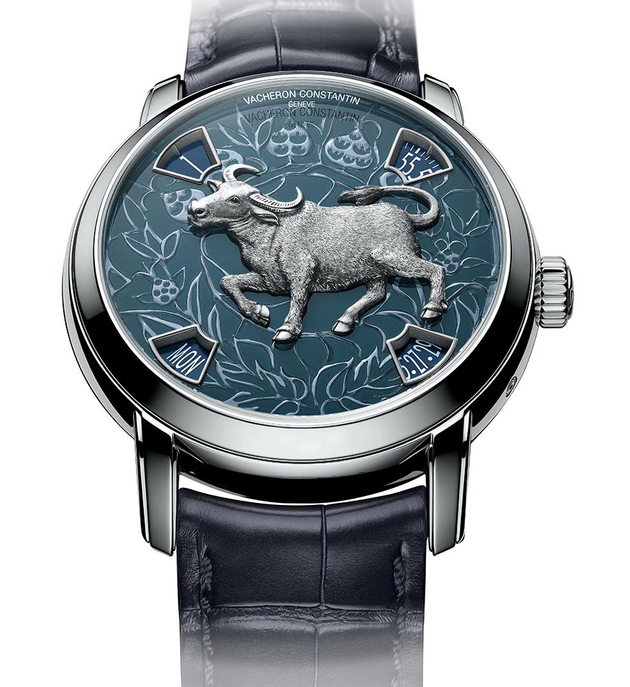 Métiers d’Art藝術大師系列The Legend of the Chinese Zodiac中國十二生肖傳奇之牛年腕錶 by Vacheron Constantin。