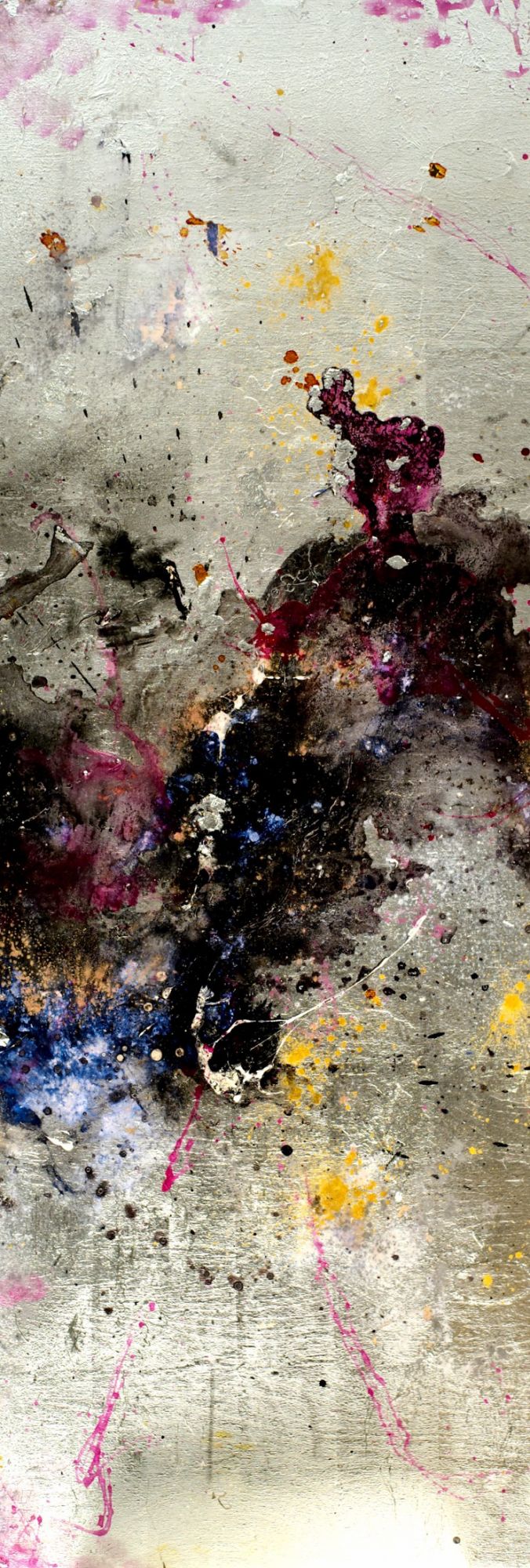 YU CHUAN
山水系列, 2020 木板油畫 屏風四曲 120cm x 40cm x 4 #NA21