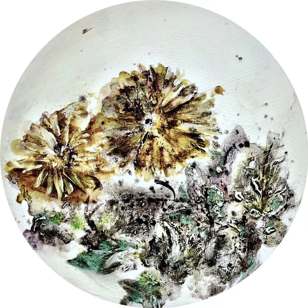 YU CHUAN
菊, 2020 木板油畫 29.5cm x 29.5cm #NA14 Location: Taipei