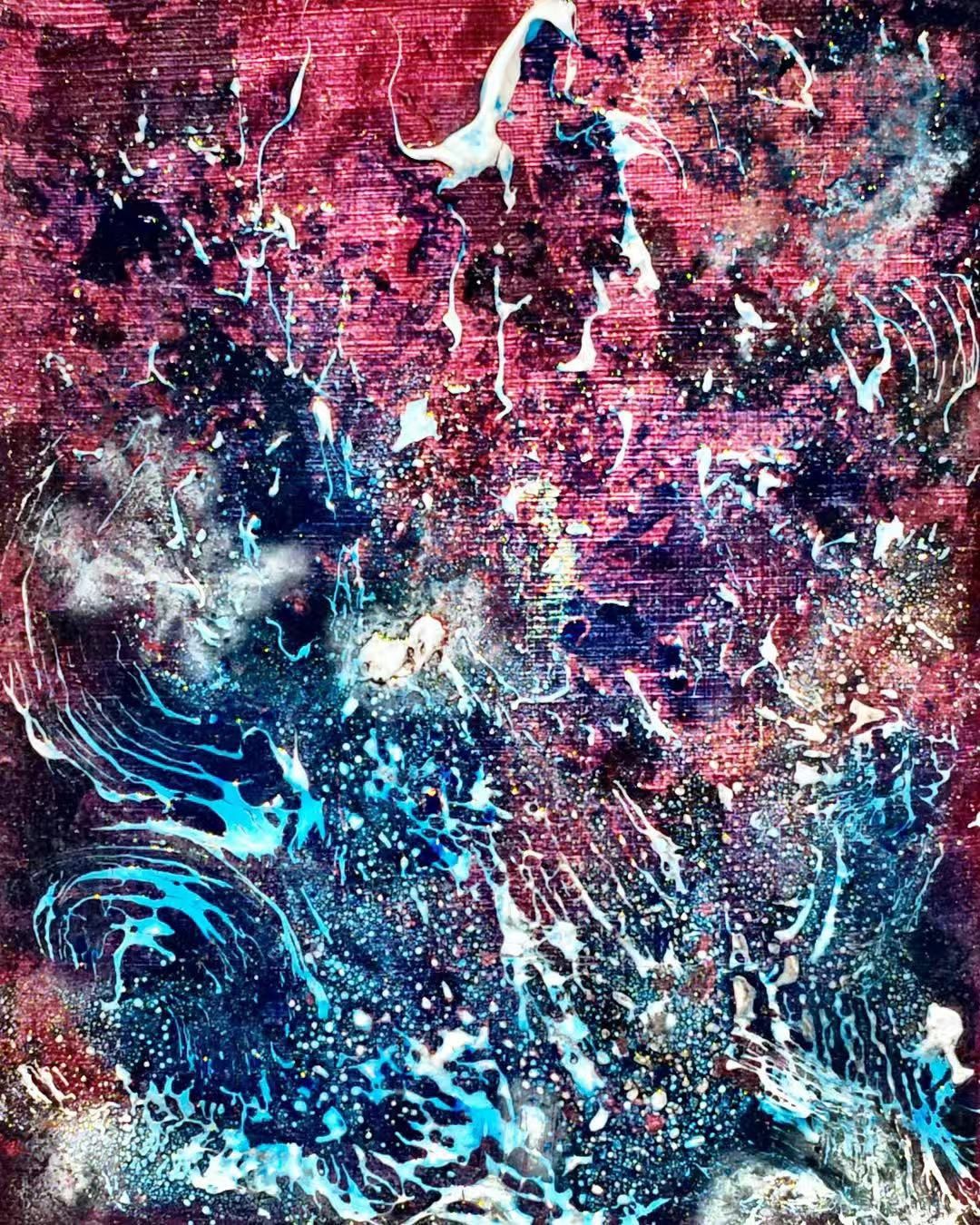 YU CHUAN
水, 2020 木板油畫 25cm x 20cm #NA03 Location: Taipei