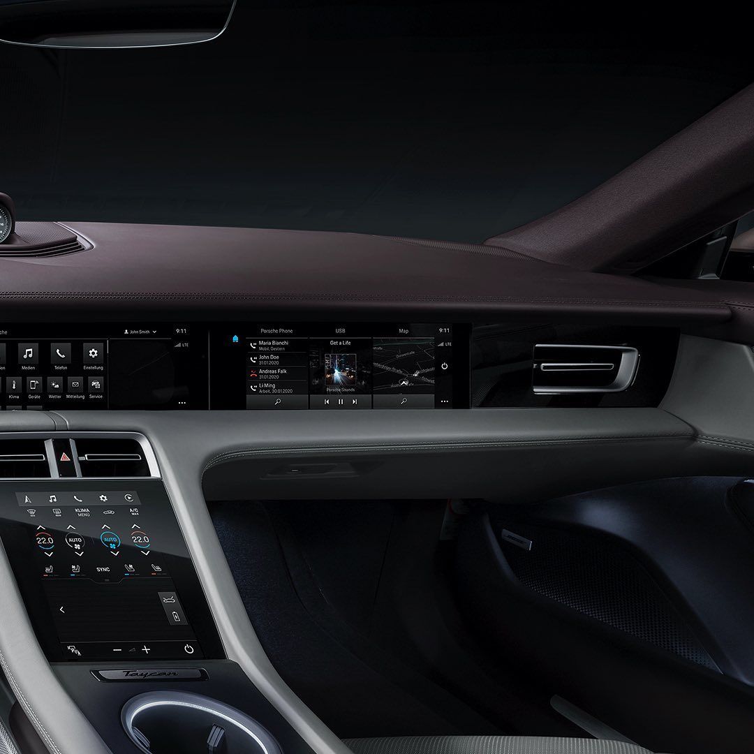 Porsche保時捷全新發表的第四款Taycan純電跑車/電動車。