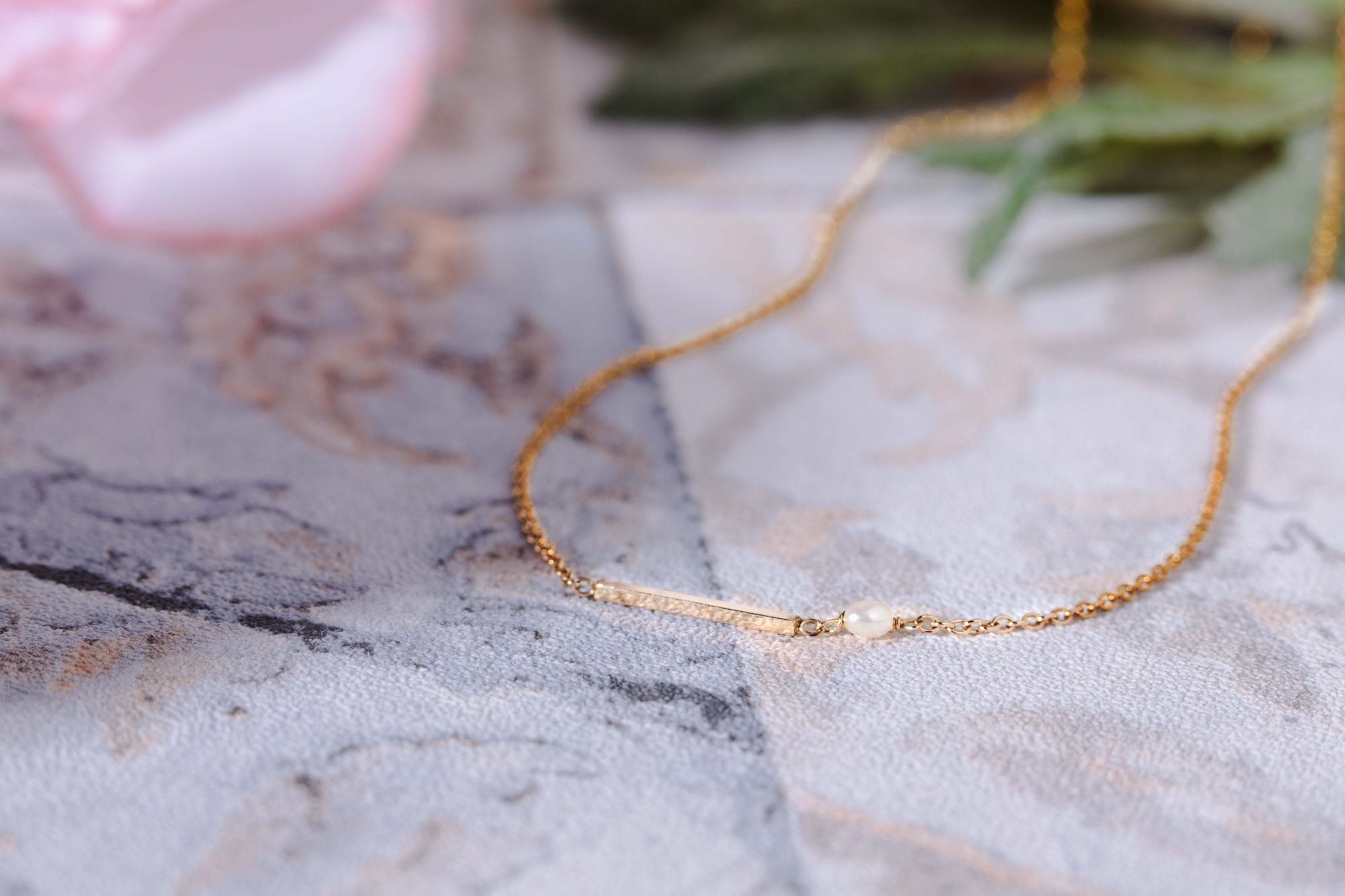 Promise 14K合金淡水珍珠項鍊。(圖片提供∕Olivia Yao Jewellery)