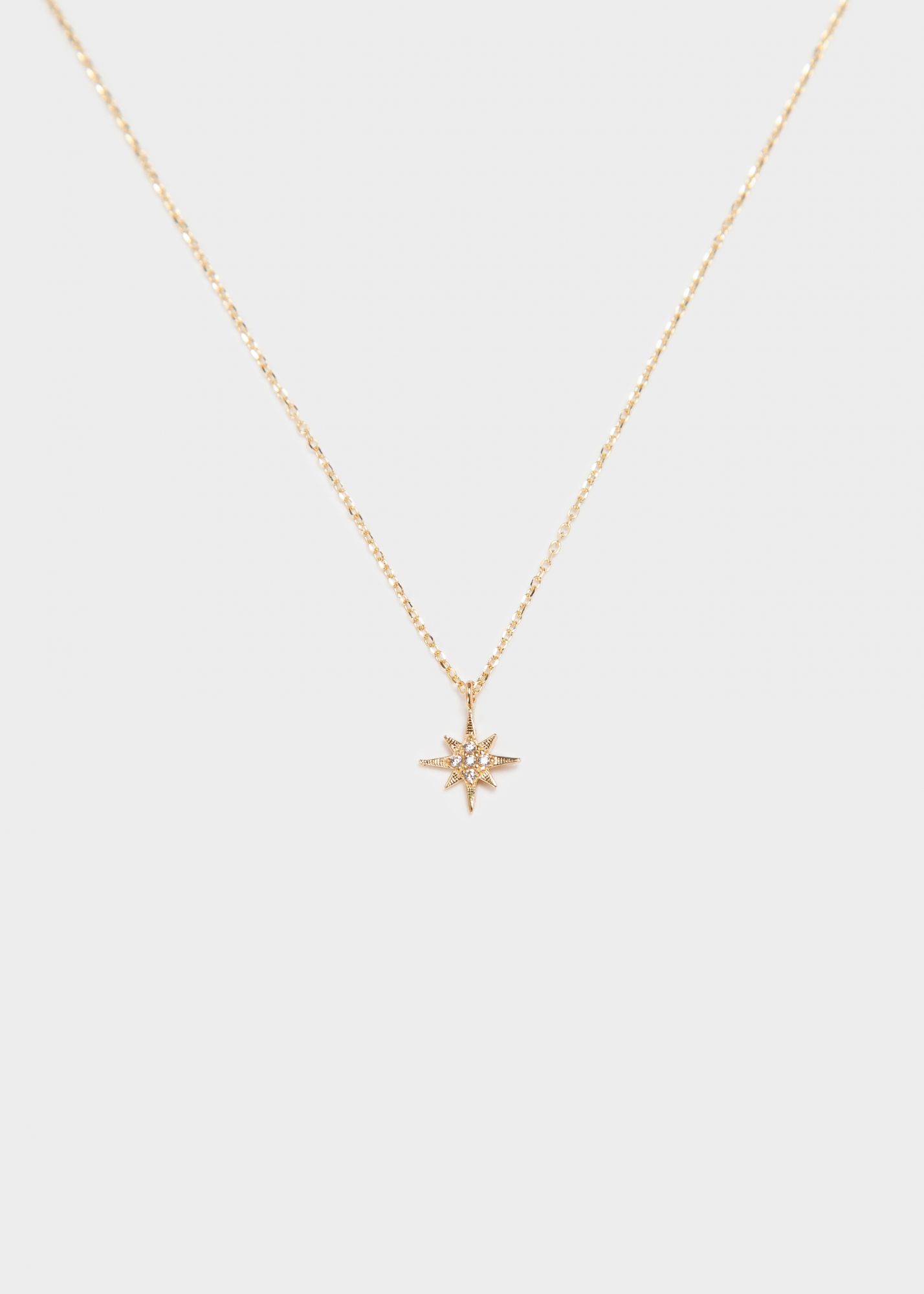 經典星芒系列 14K金 星芒項鍊。(圖片提供/Silver Twinkle)