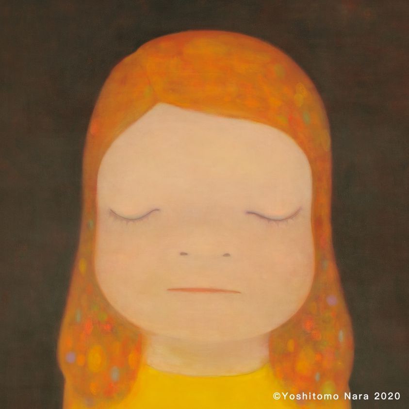《Miss Moonlight 月光小姐》,圖片取自奈良美智特展官方FB粉絲團
