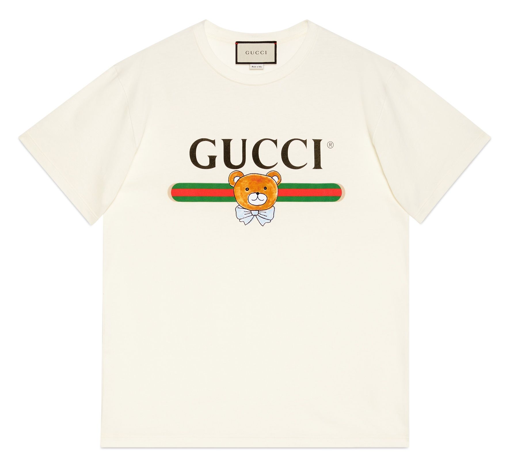 KAI x Gucci 聯名系列白色 T-Shirt,建議售價 NT$19,500