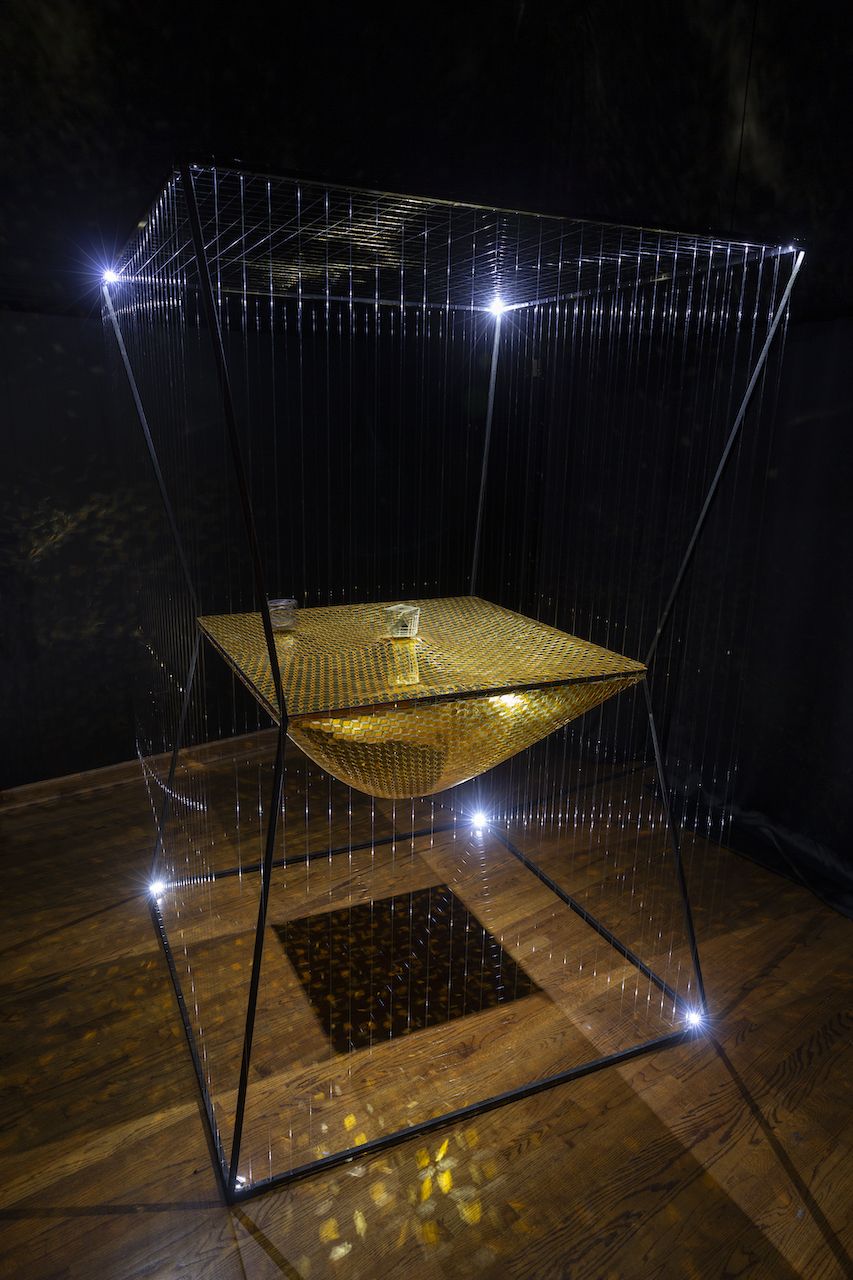 采泥藝術「壇城」董承濂個展,作品〈內外宇宙〉。(圖采泥藝術提供)