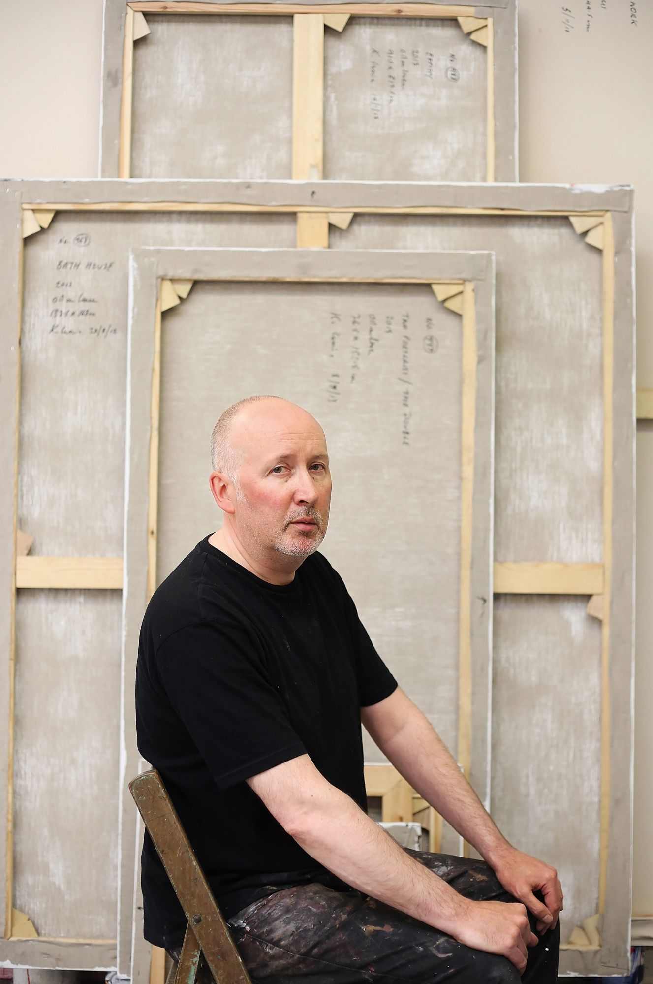 畫家Ken Currie位於Glasgow的個人工作室。(Photo: Jeremy Sutton-Hibbert/Getty images)