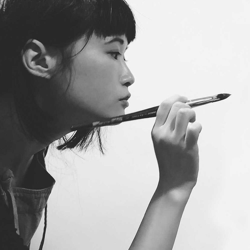 異材質書法藝術家Shantel Liao 香桃。