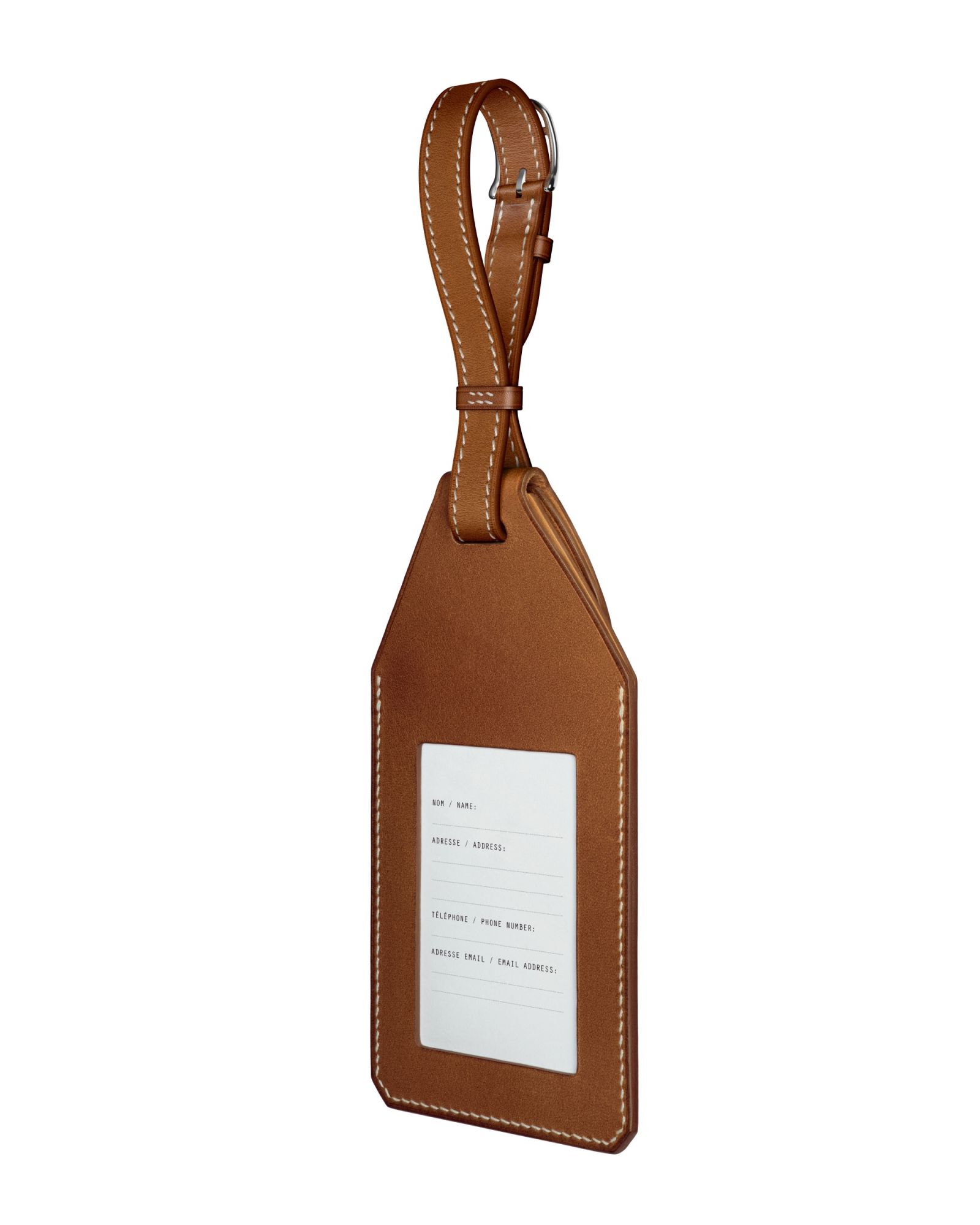 Apple AirTag Hermès 系列 Barénia 小牛皮行李提袋吊牌,建議售價 NT$20,990