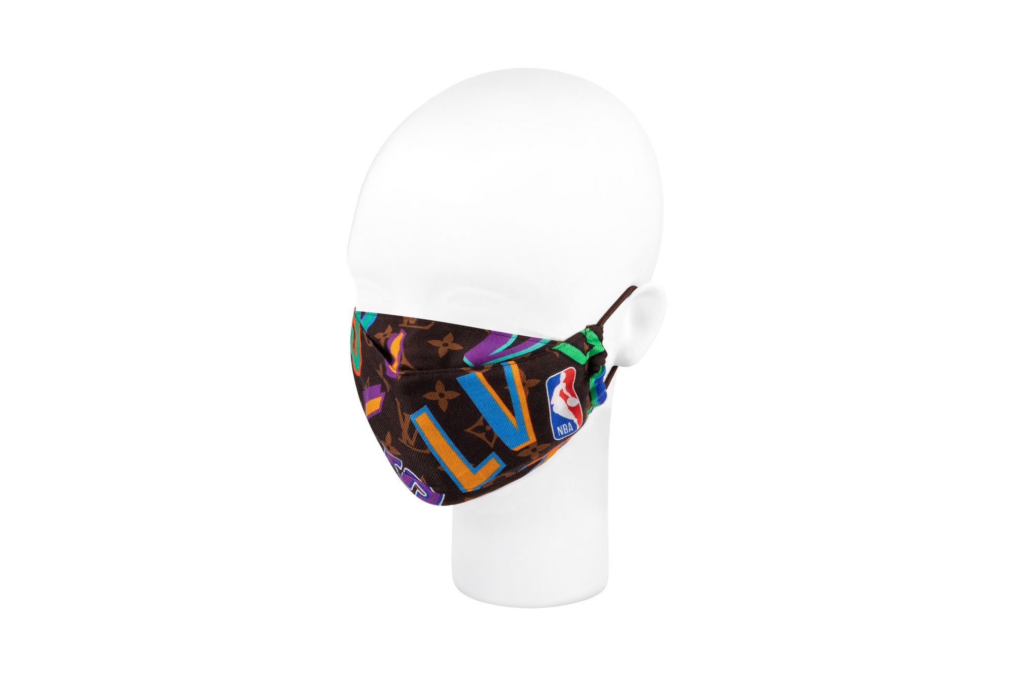 LV x NBA Letters Mask Cover and Bandana Set,建議售價 NT$19,700