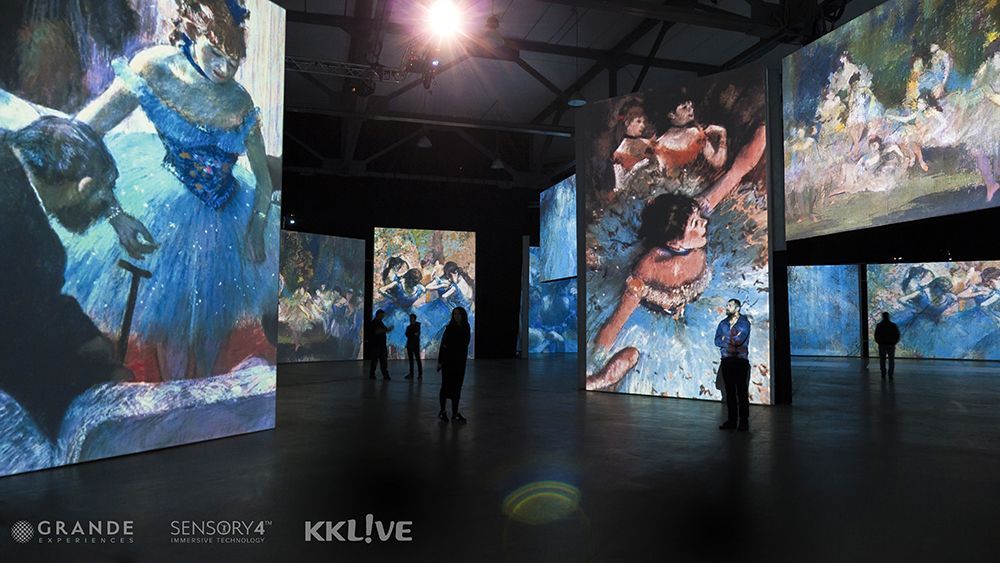 2021「印象‧莫內—光影體驗展」。(圖片提供/KKLIVE)