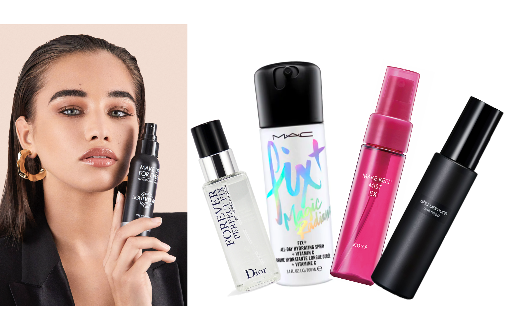 5 款最強定妝噴霧推薦!MAKE UP FOR EVER, DIOR, M.A.C... 底妝絕對持久服貼!