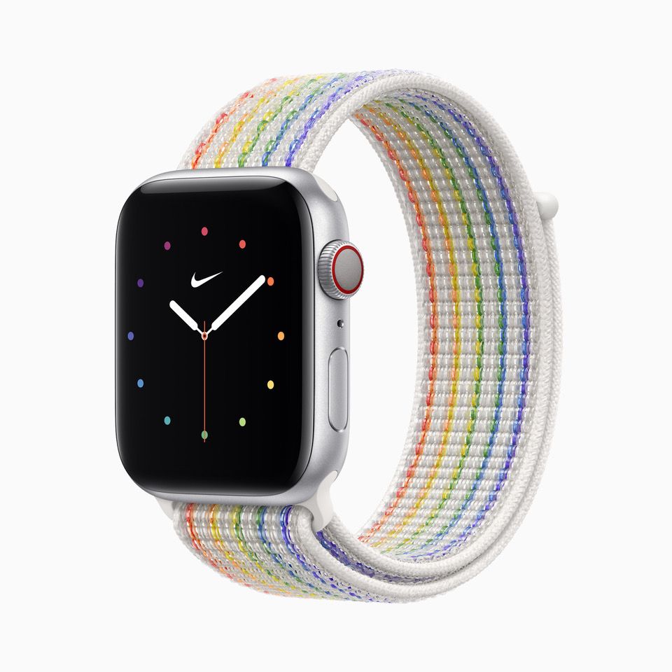 彩虹版 Nike 運動型錶環,售價 NT$1,600