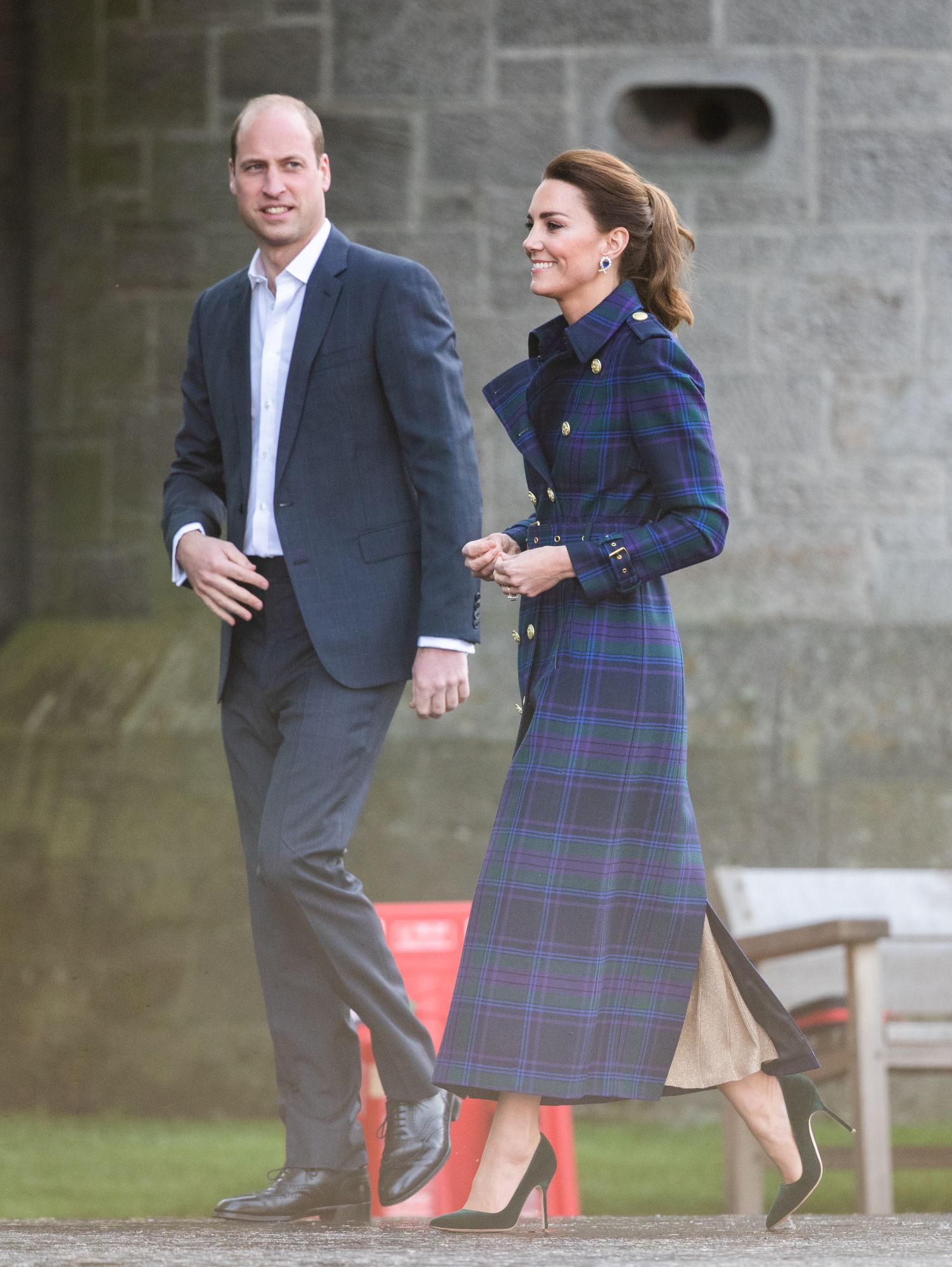 EDINBURH, SCOTLAND - MAY 26: Prince William, Duke of Cambridge and Catherine, Duchess of Cambridge host NHS Charities Together and NHS staff at a unique drive-in cinema to watch a special screening of Disneyâs Cruella at the Palace of Holyroodhouse on day six of their week-long visit to Scotland on May 26, 2021 in Edinburgh, Scotland. (Photo by Pool/Samir Hussein/WireImage)