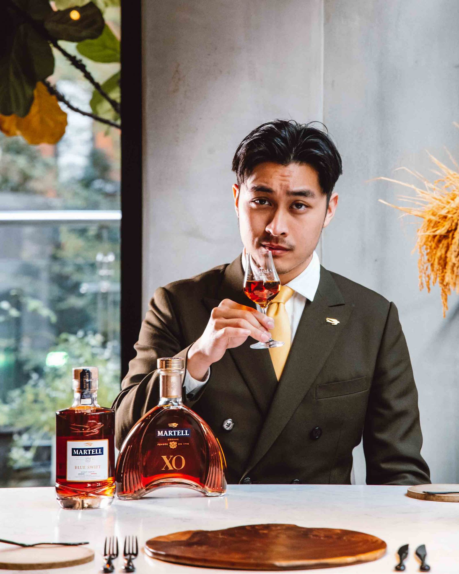 FORCHETTA 與馬爹利品牌大使。