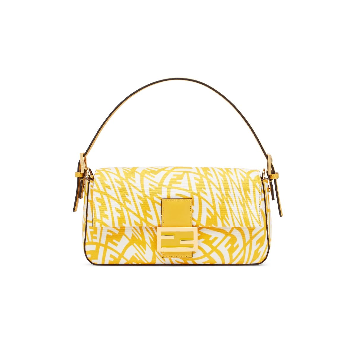 FENDI Vertigo聯名系列 經典黃BAGUETTE 1997