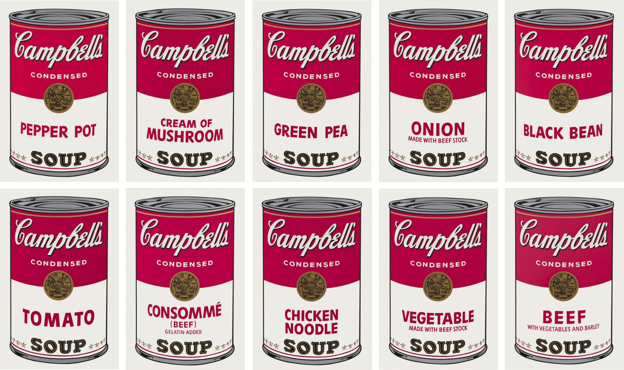 安迪 ∙ 沃荷(Andy Warhol) 《金寶湯之一(一套十幅)》