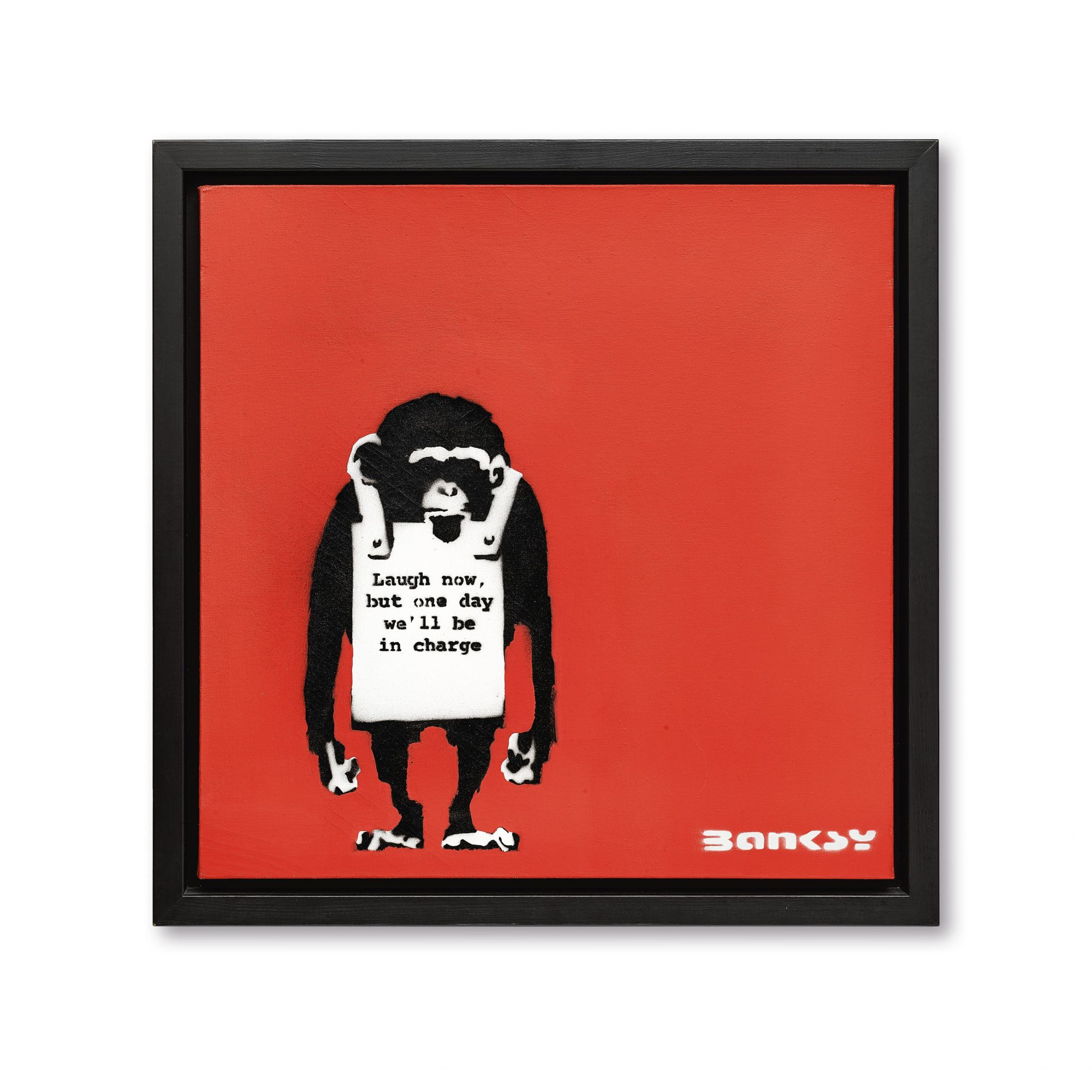 班克斯(Banksy) 《現在儘管笑吧,終有一天我們 將為主宰者》