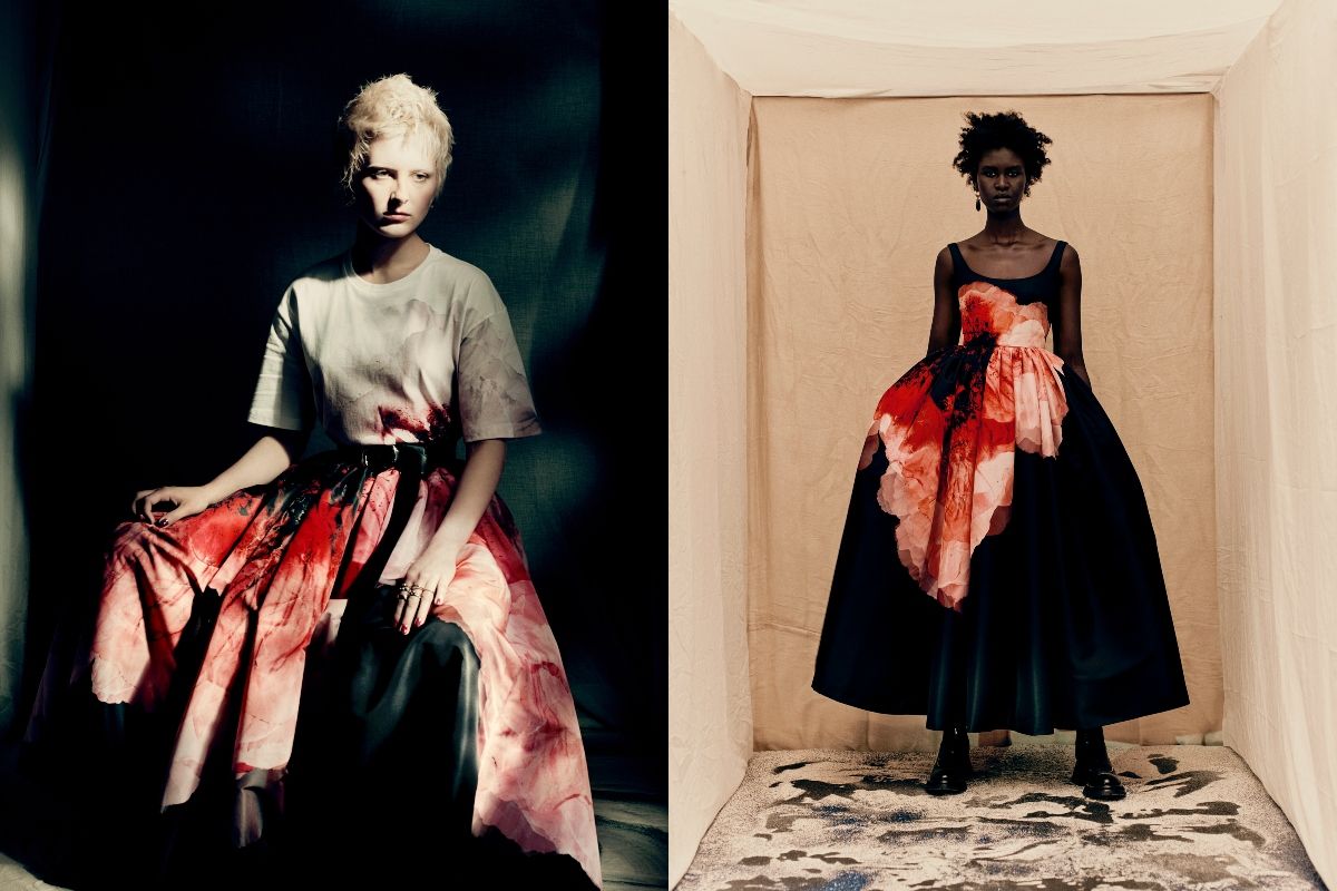 Alexander McQueen 2021秋冬系列:宛如藝術品!16套「銀蓮花」絕美新裝一次看