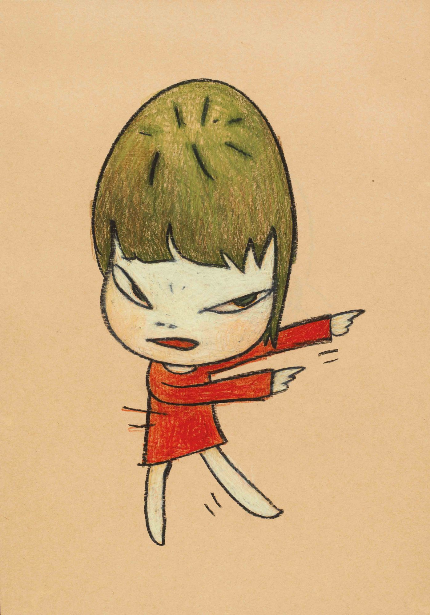 奈良美智《無題》。