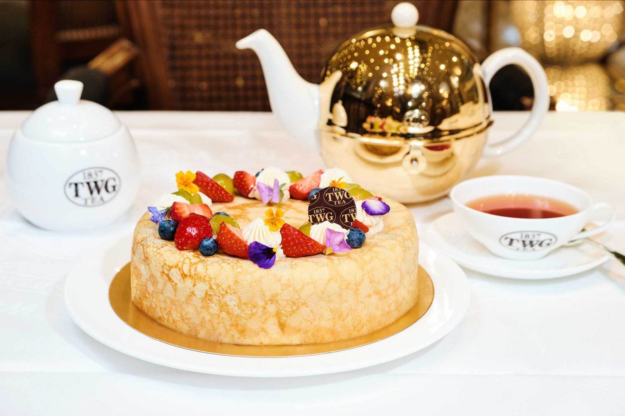 TWG Tea法式波本香草紅茶奶油水果千層