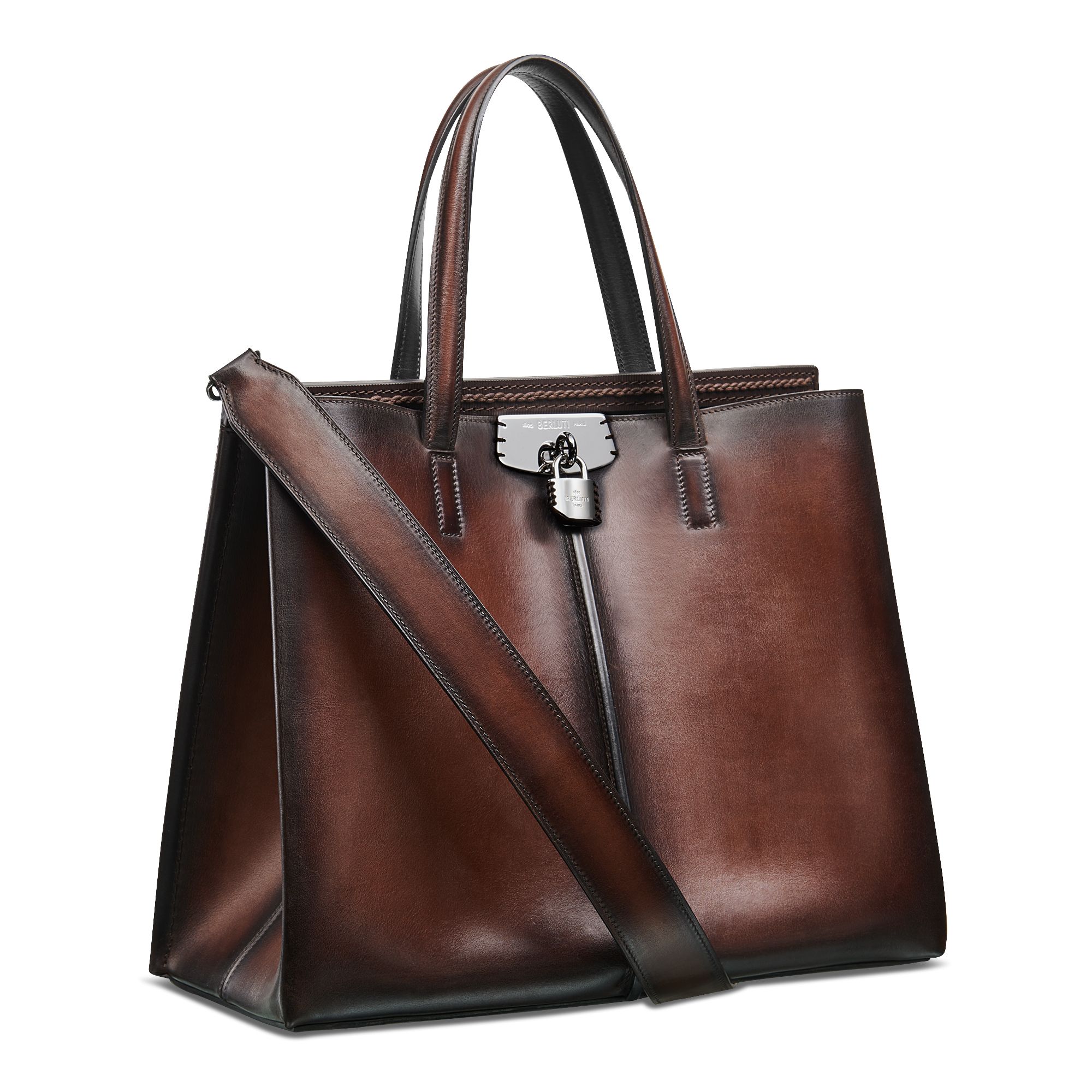 Berluti_Luti 38 深咖啡色手提包