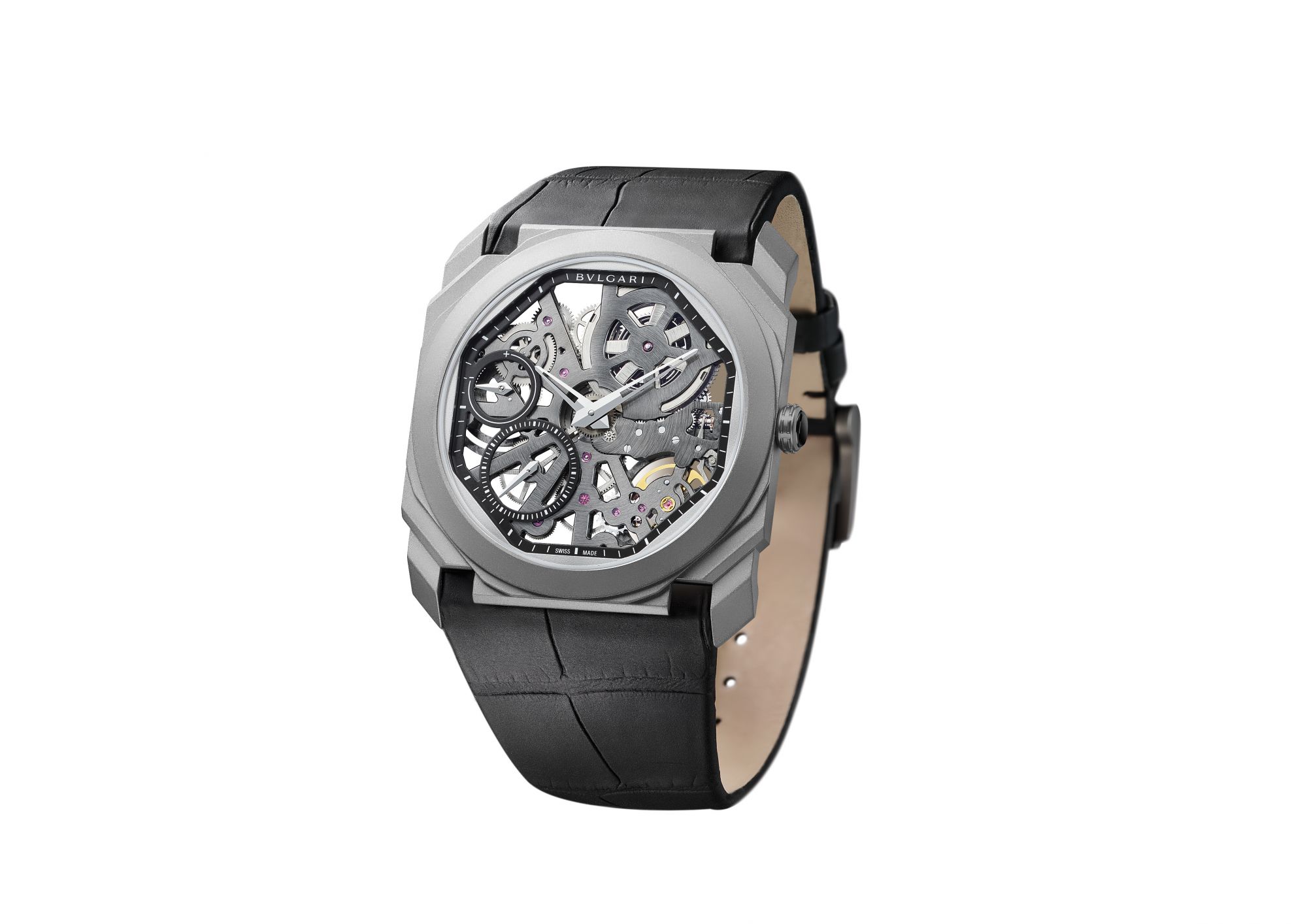 Bulgari OCTO FINISSIMO SKELETON 超薄鏤空腕錶