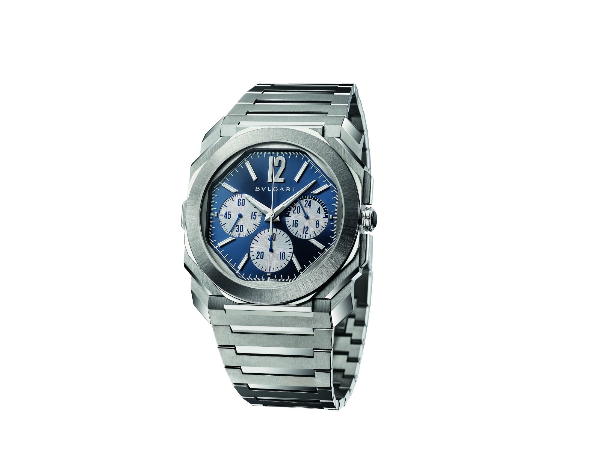 Bulgari OCTO FINISSIMO S CHRONOGRAPH GMT精鋼計時腕錶