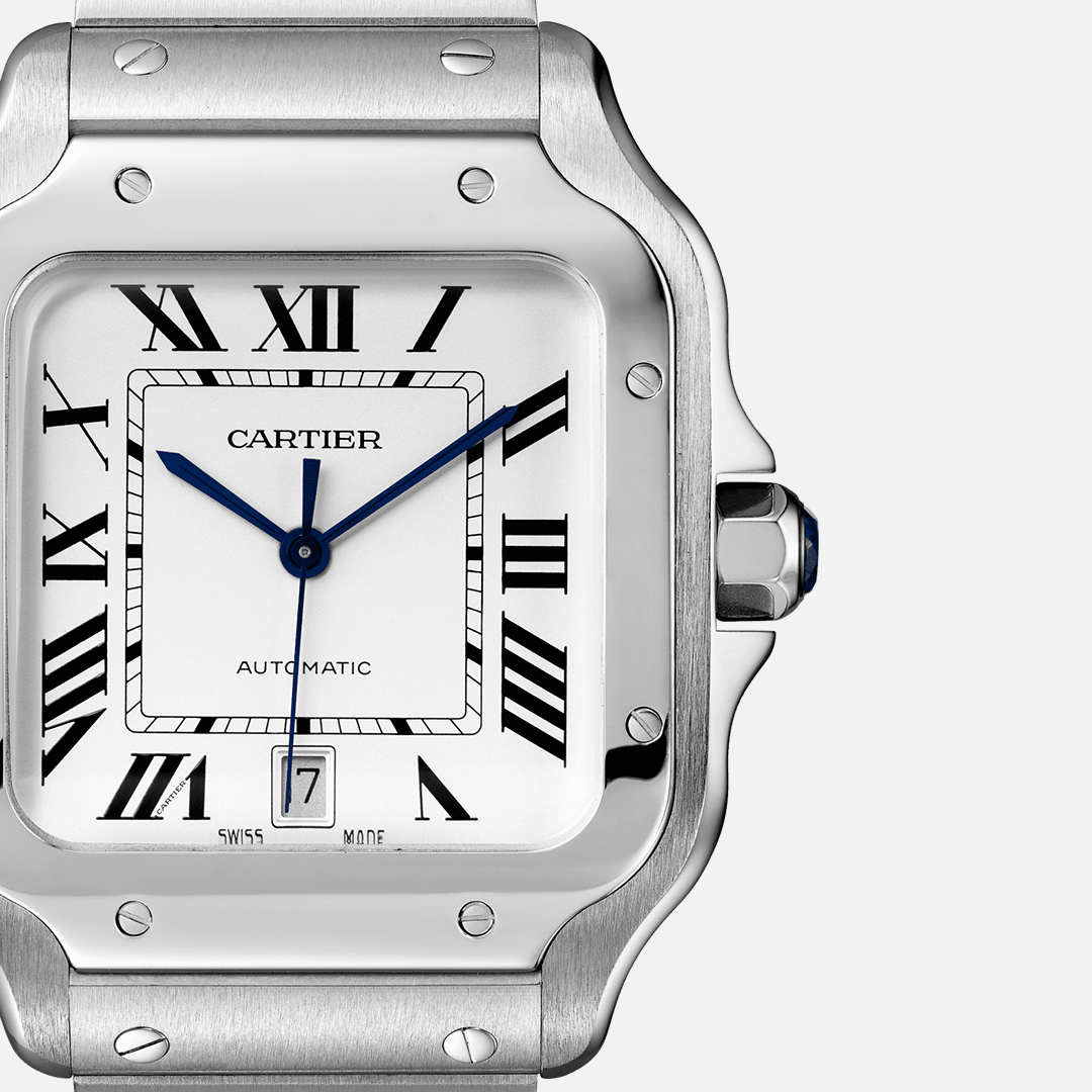 Santos de Cartier 腕錶,大型款。