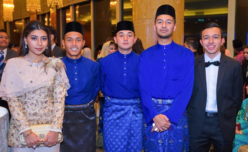 Puteri Noor Afzan Ozeir, Tengku Bakar Abdullah, Tengku Muhammad, Fahd Hishamuddin and Tun Putra Iskandar