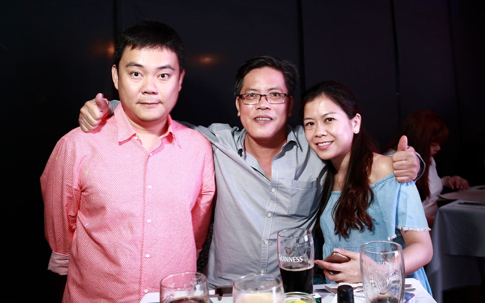 YH Lee, Sunny Yap and Lydia Leong