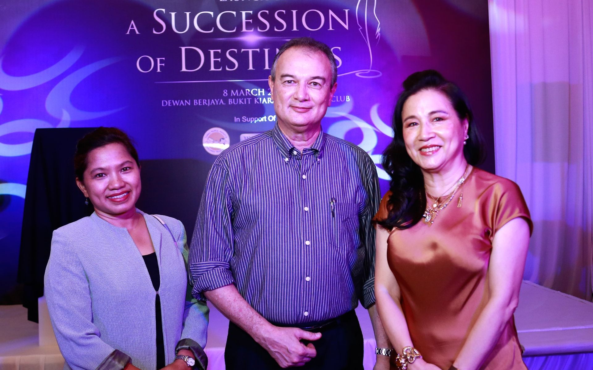 Jasz Zain, Bill Lewis and Pat Liew