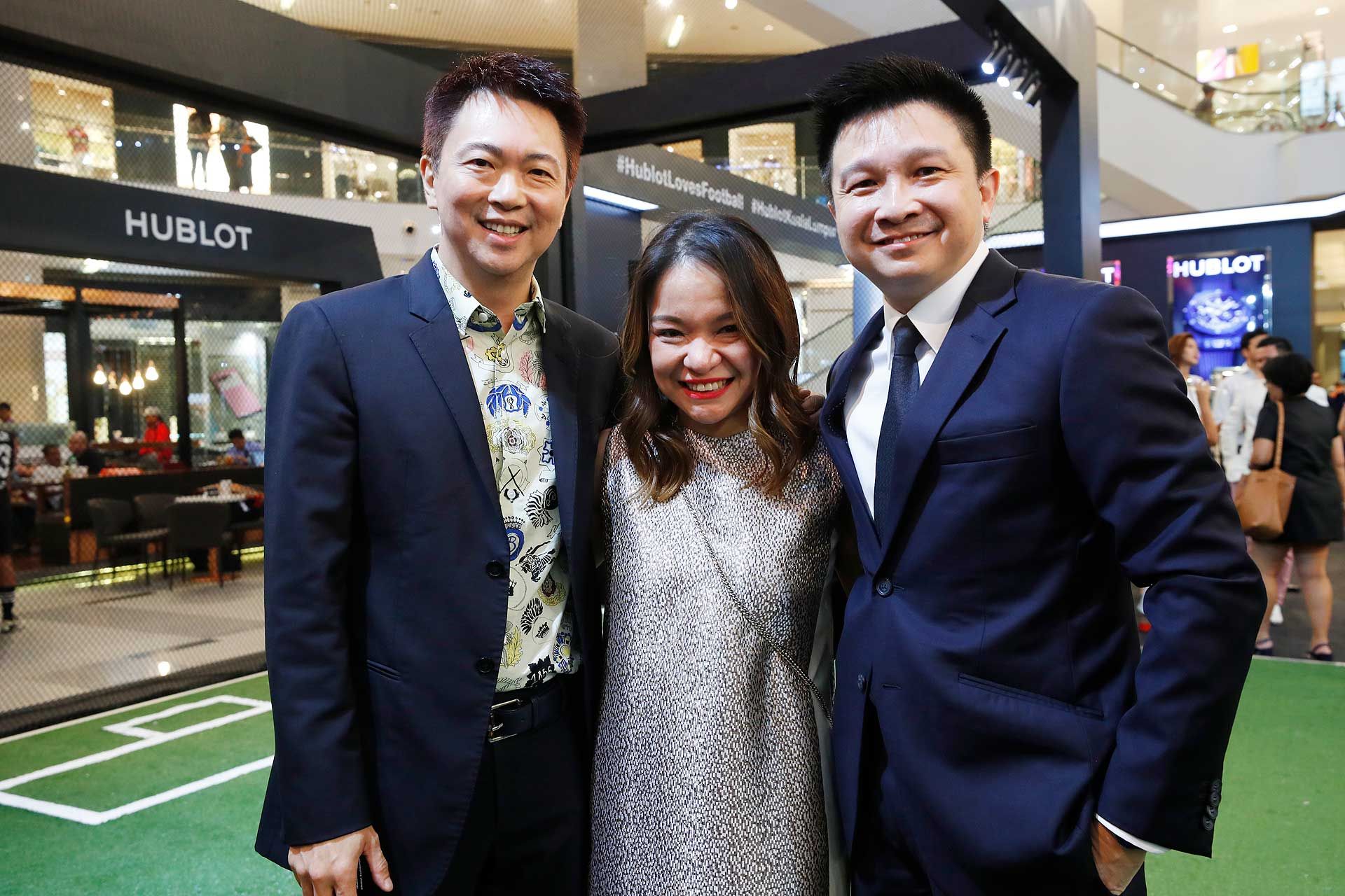 Lovell Ho, Nicole Mak and SK Teh