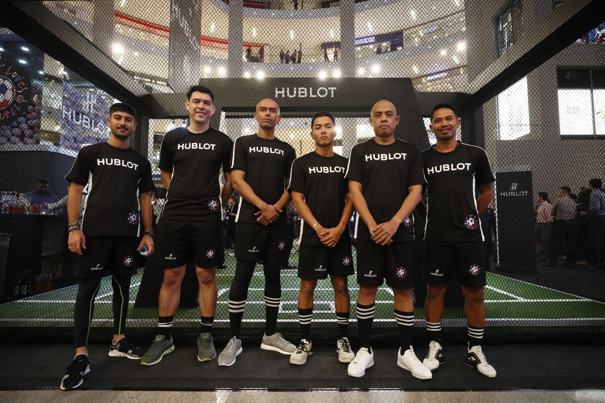 Team OrphanCARE: Harris Baba, Syed Adney, Altimet, Tengku Bakar Abdullah, Joe Flizzow and Safiq Rahim