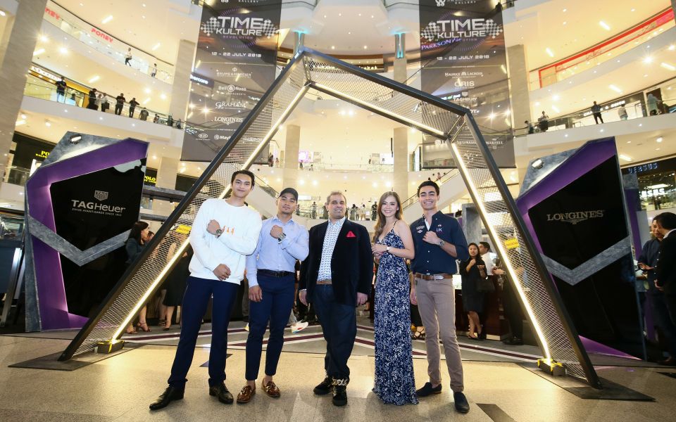 Adam Khalid, Azizul Awang, Sharan Valiram, Geraldine Read and Daniel Woodroof