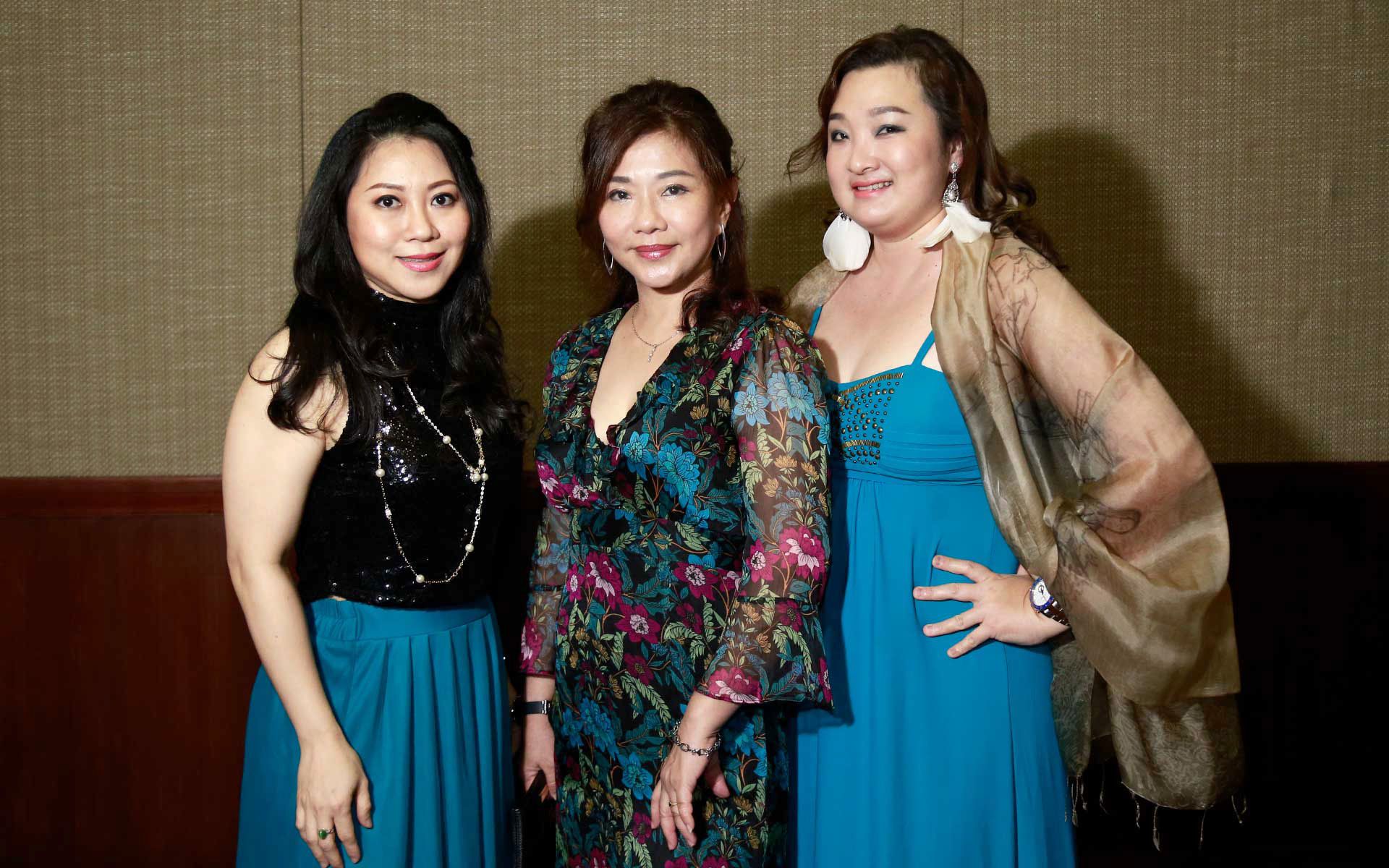 Stella Bong, Lucy Su and Bina Wong
