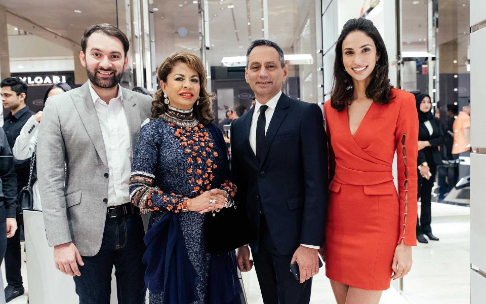 Dr Rajiv Bhanot, HRH Sultanah Kalsom of Pahang, Massimo Caltagirone and Deborah Henry