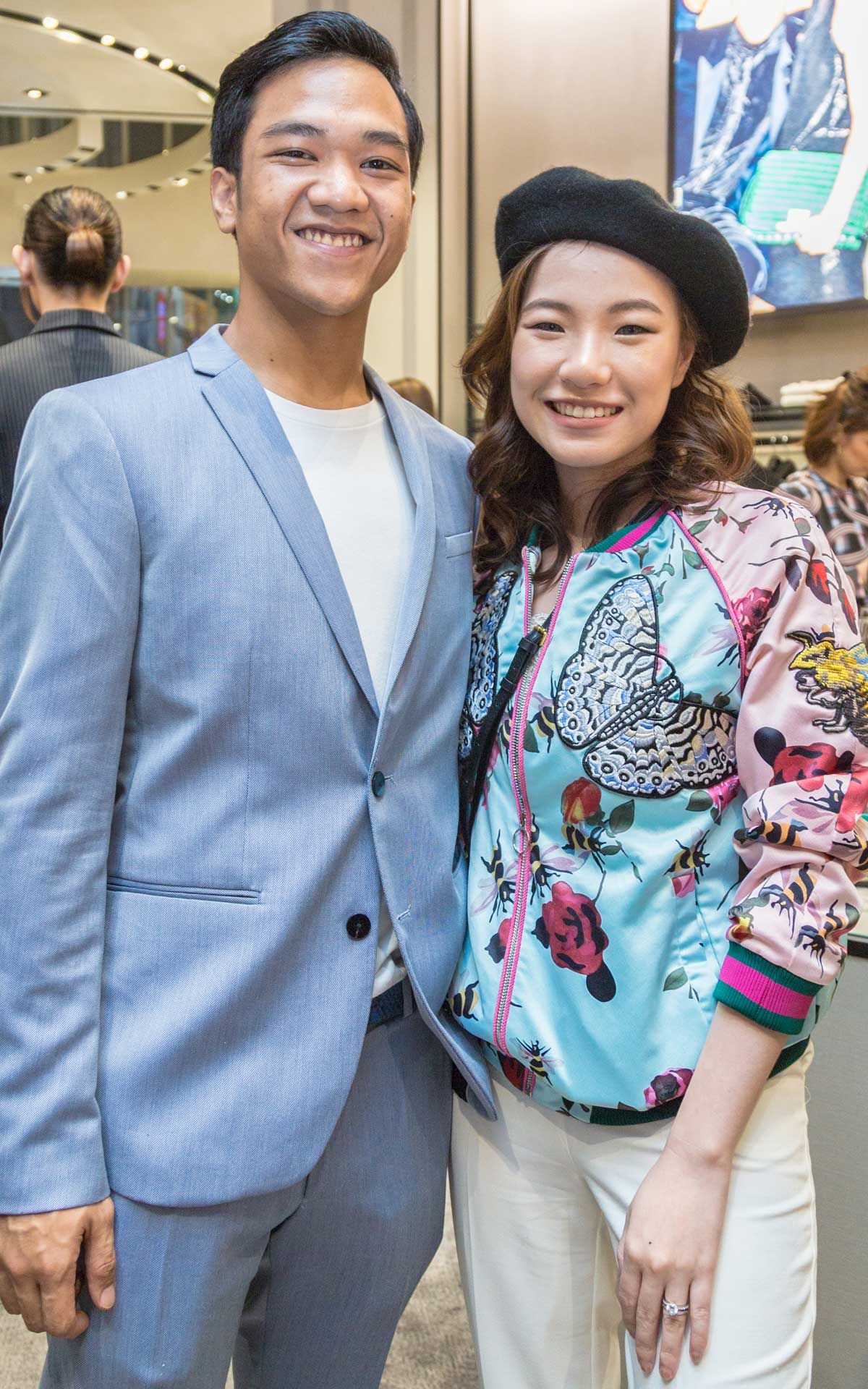 Rizrin Shah and Pearl Tan